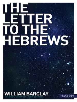 cover image of The Letter to the Hebrews